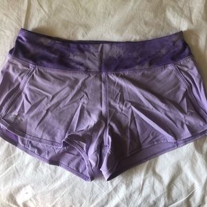 UnderArmour Lilac Running Shorts